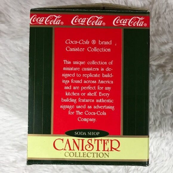 Vintage Coca-Cola Canister Collection 'Soda Shop' Miniature Canister - Picture 5 of 8